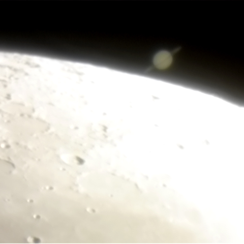 土星と月の接近