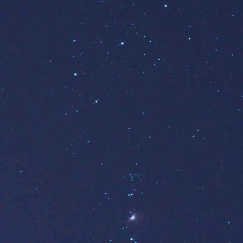 オリオン三ツ星付近