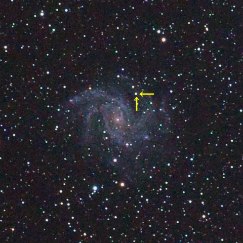 ケフェウス座NGC 6946に出現した超新星(SN 2017eaw)