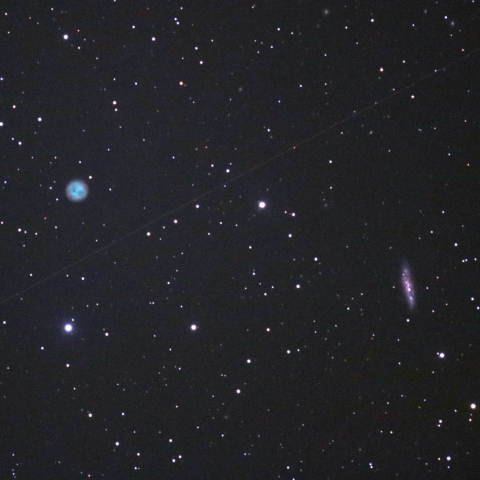 ふくろう星雲（M97）とM108銀河