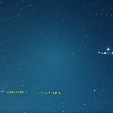 三彗星（ネオワイズ・レモン・パンスターズ）