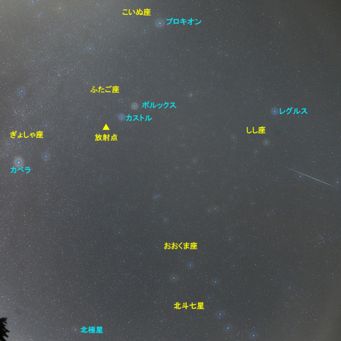 ふたご座流星群