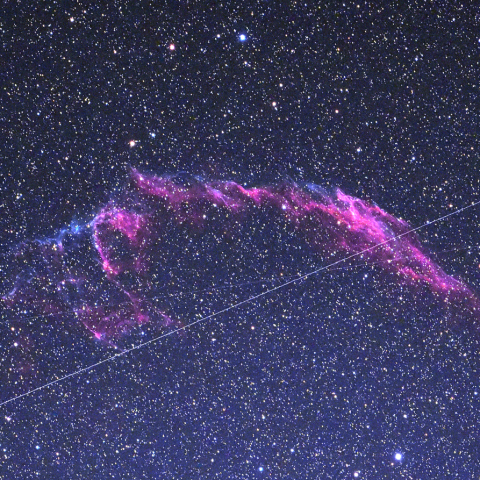 はくちょう座　網状星雲　NGC6992