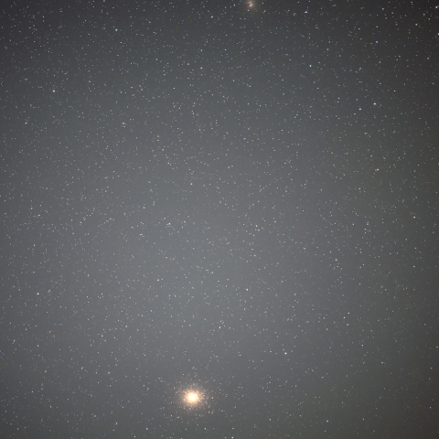 ケンタウルス座A電波銀河とオメガ星団