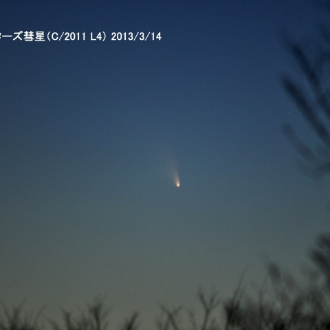 3月14日のパンスターズ彗星