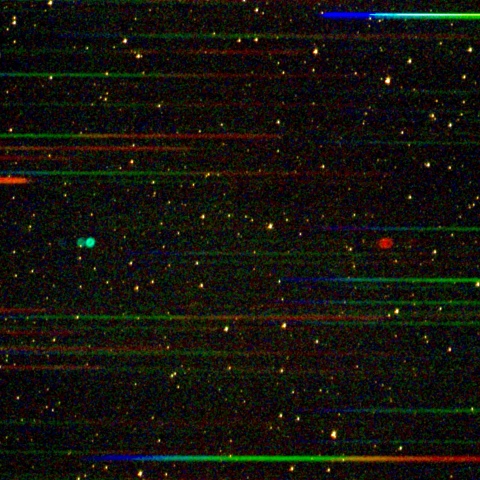 M57環状星雲のスペクトル