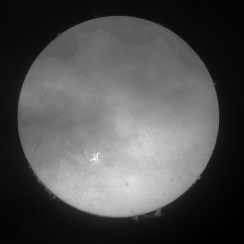 11/10 薄雲越しのフレアー