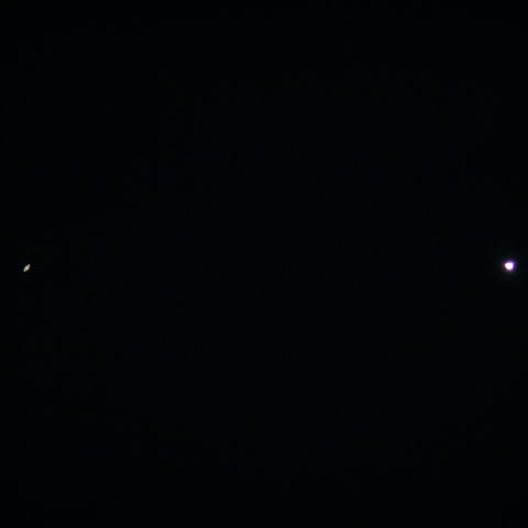 金星と土星の接近