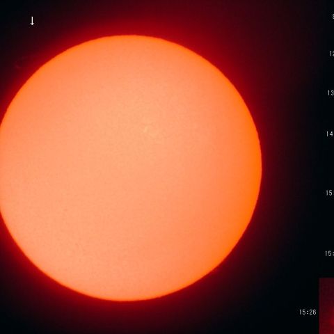 プロミネンスの形状変化