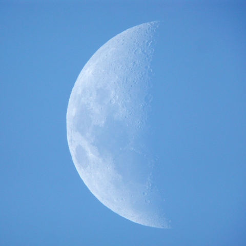 日没前の月面Ｘ