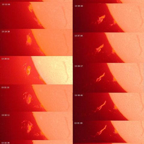 9/26 プロミネンスの変化
