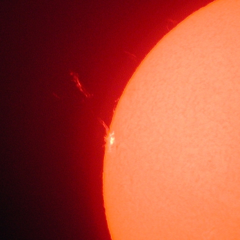 5/6 の太陽 拡大