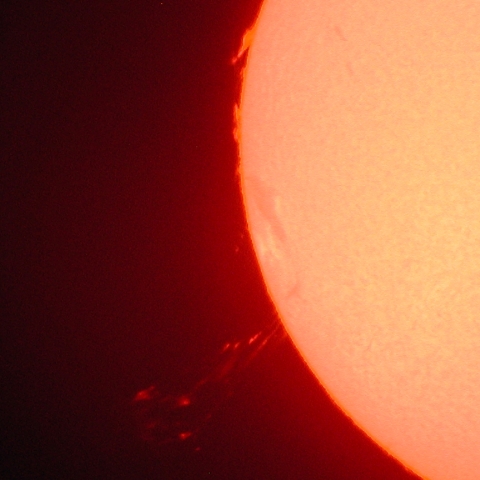 プロミネンス放出