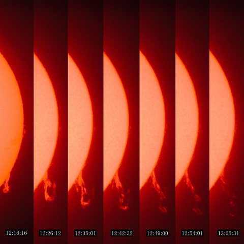 1/5 プロミネンスの変化