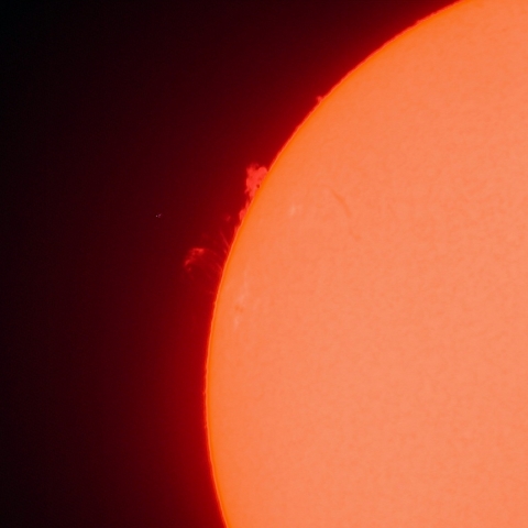 4/19 の太陽 部分拡大