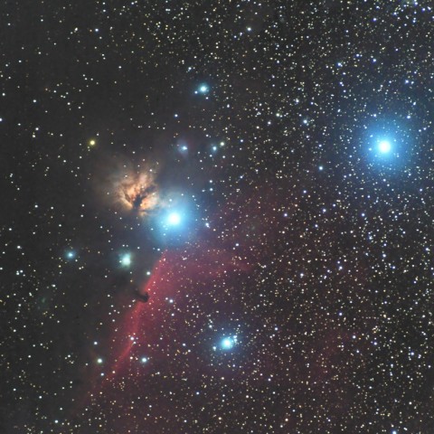 E-300(未改造)による馬頭星雲