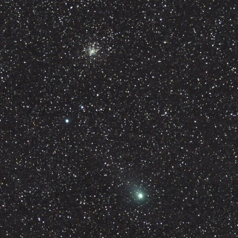 M71とギャラッド彗星