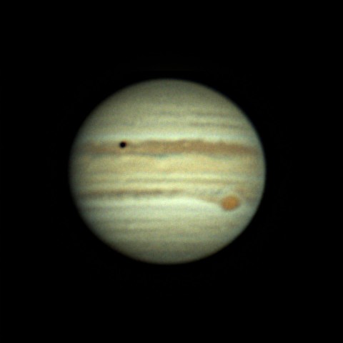 梅雨の晴れ間の木星