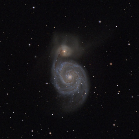 M51 Question Mark Galaxy