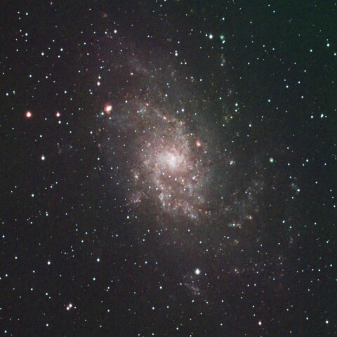 M33 渦巻銀河　さんかく座