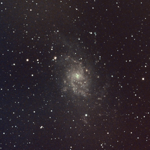 M33 渦巻銀河　さんかく座