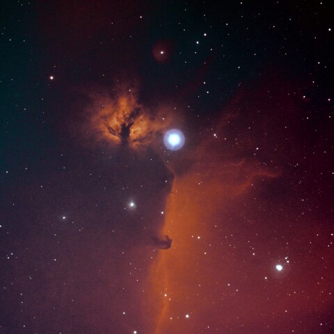 NGC2024燃える木とIC434馬頭星雲