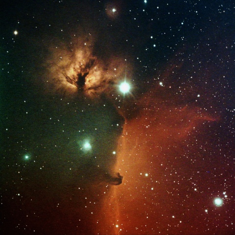 NGC2024燃える木とIC434馬頭星雲