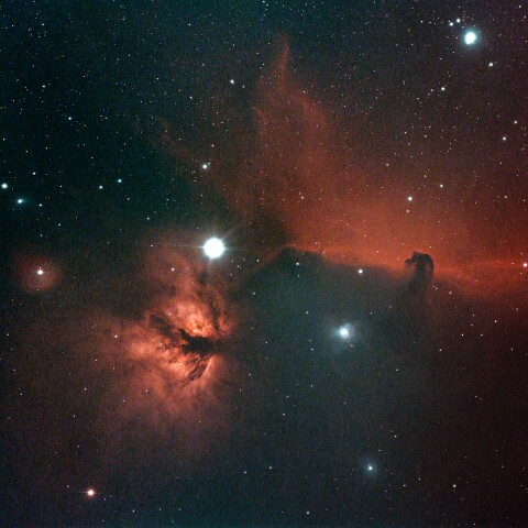 NGC2024 燃える木とIC434馬頭星雲