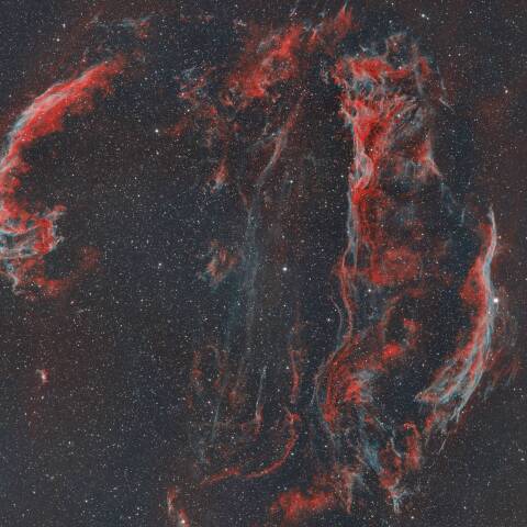 NGC6960 網状星雲 HOO合成