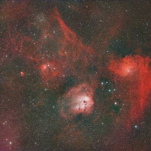 IC417 M36 M37 IC405 IC410 ぎょしゃ座付近