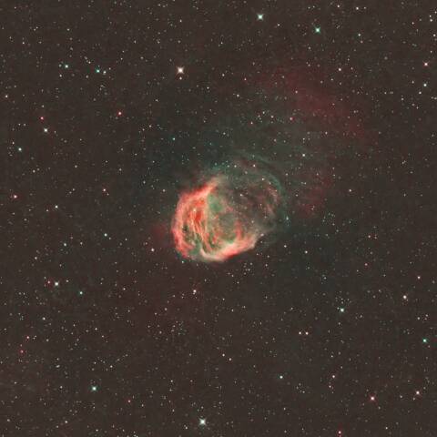 Sh2-274 メドゥーサ星雲 HOO合成