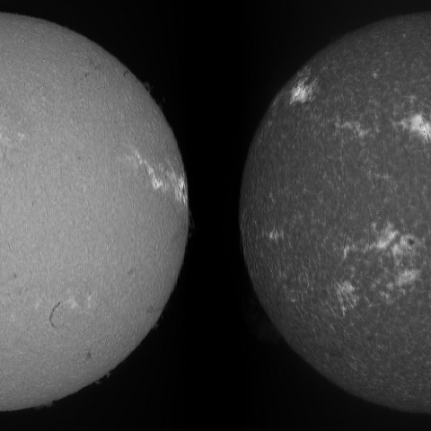 Sol'EXシステムによる太陽HαとCaK