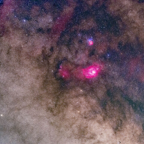 天の川中心付近