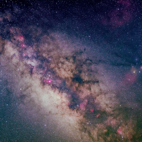 天の川　中心部