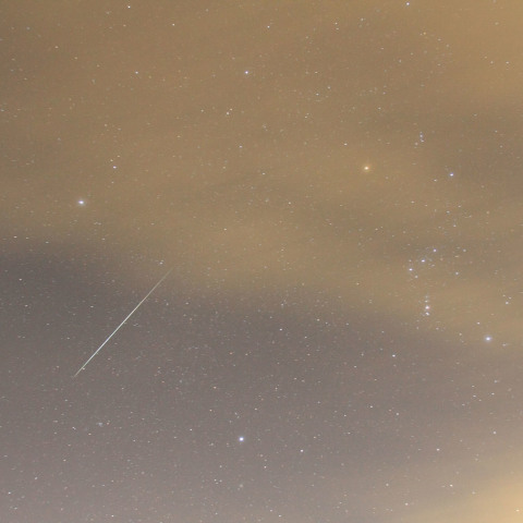 いっかくじゅう座流星と冬の大三角