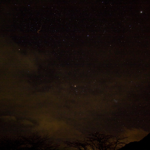 しし座流星群の流星痕