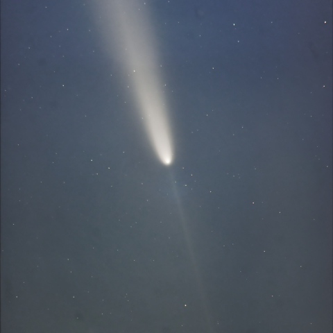 紫金山・アトラス彗星とアンチテイル 10/15