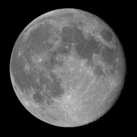 スリービーチ スーパーチビテレ60による月齢15.2の月面