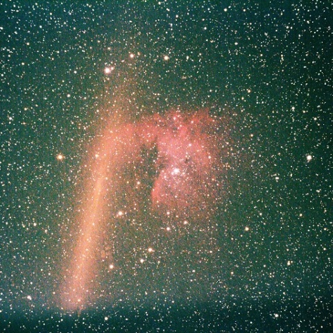 パックマン星雲（光害地）