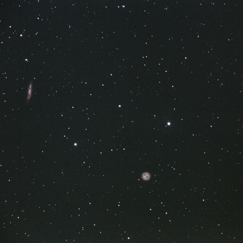 ふくろう星雲＆M108銀河