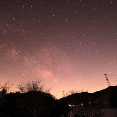乙女湖の天の川