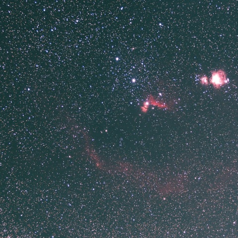 オリオン座付近