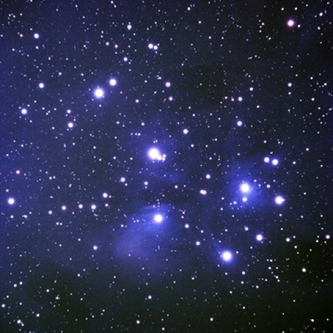 光害地のプレアデス星団M45