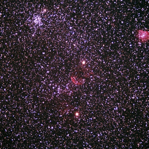 くらげ星雲周辺