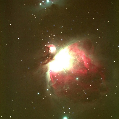 光害地でのオリオン大星雲