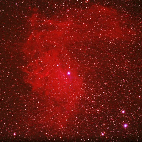 ぎょしゃ座の勾玉（まがたま）星雲IC405