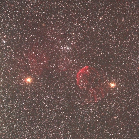 クラゲ星雲とSh2-249