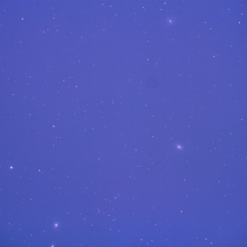 光害地でのM95，M96，M105銀河