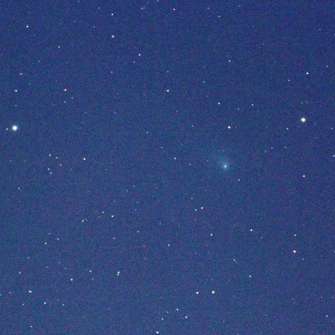 ジョンソン彗星ヘルクレス座のτ附近を通過中