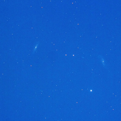 おとめ座のNGC4527＆NGC4536